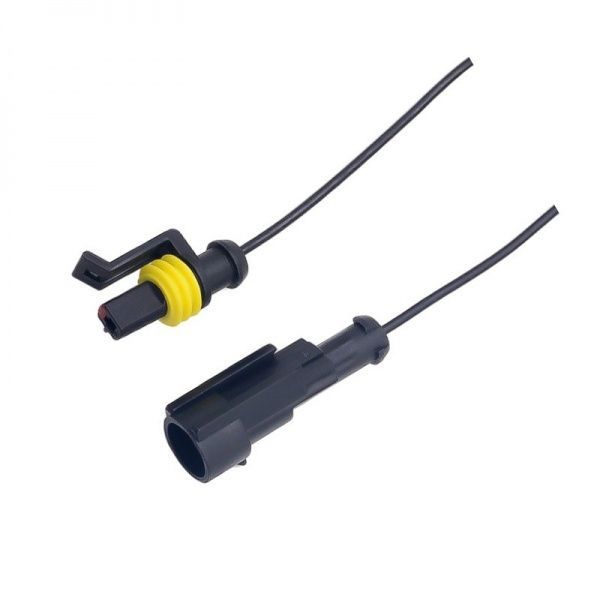 Разъем 1 контактный КРУГЛЫЙ герметичный (папа-мама) 1P-6P