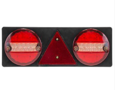 Фонарь задний UNIVERSAL 022 LED с треугольником 24В U022-01 LED