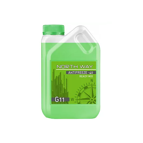 Антифриз NORTH WAY -40 G11 зеленый, 1 кг 10500 10500/02 Антифриз NORTH WAY -40 G11 зеленый, 1 кг 10500 10500/02