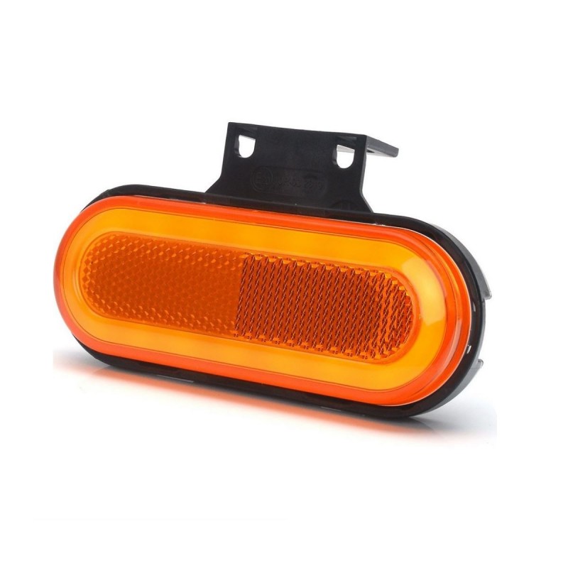 Фонарь габ. 144 НЕОН ЖЕЛТЫЙ с поворотником с кронштейном 24В 30к 144