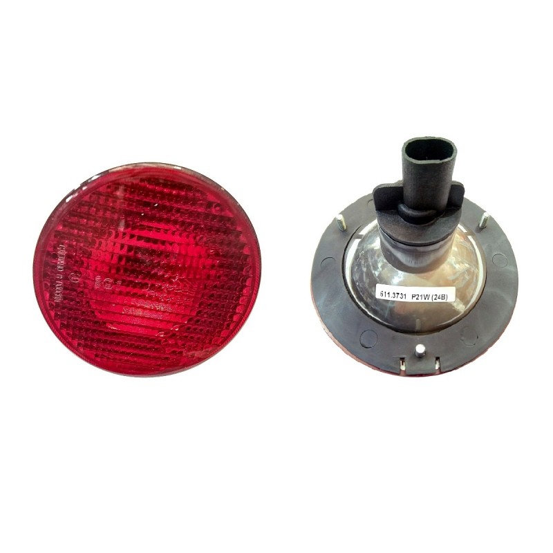 Фонарь задний п/тум 511.3731 красный круглый Паз, Лиаз, Голаз 511.3731
