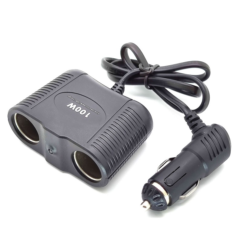 Разветвитель прикуривателя DYQ-005 100Вт 75х55х30 70 см. 10А DYQ-005