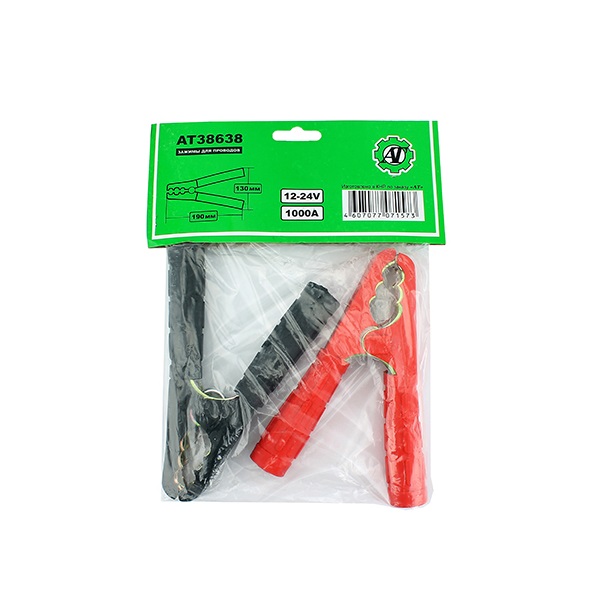 Крокодил (зажимы для провода) "Заводила" 1000А АТ 38638 АТ38638