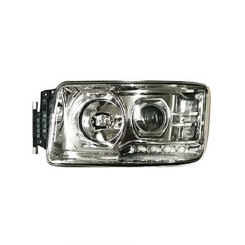 Блок фары Евро-4 5490 левая с ДХО DTX DT-01-051L Блок фары Евро-4 5490 левая с ДХО DTX DT-01-051L