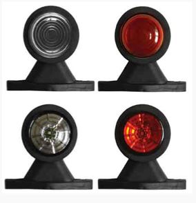 Фонарь габаритный ФГ-12-04 LED БЕГУЩИЕ ОГНИ 24В креп. 2 отвер. # ФГ-12-04LED