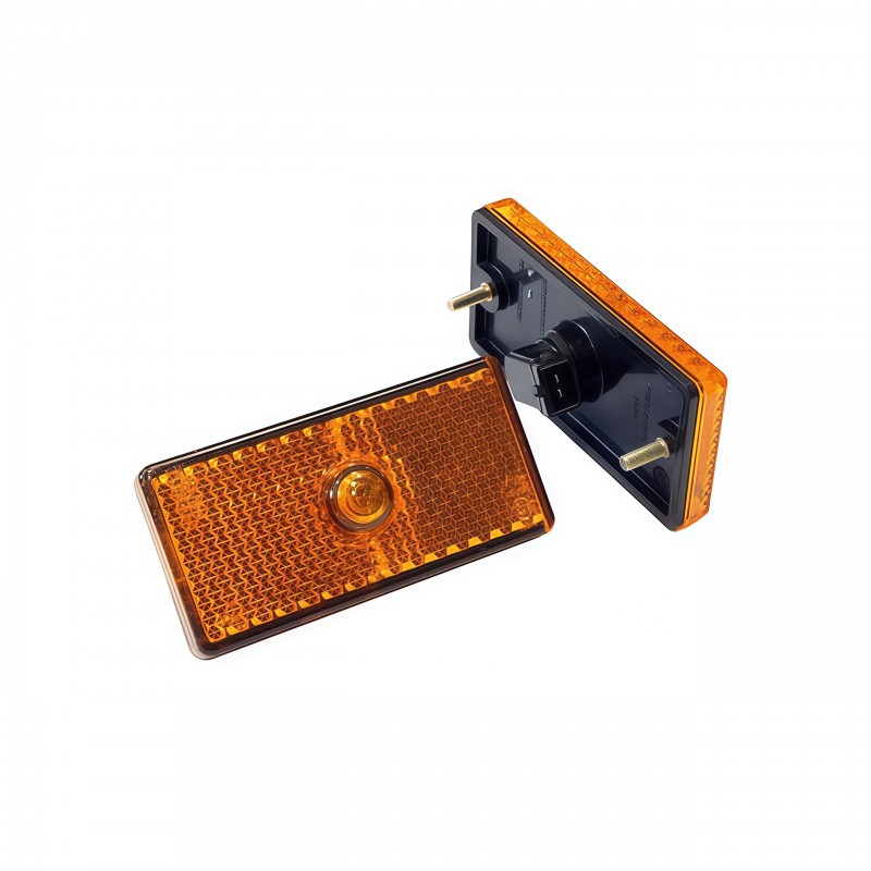 Фонарь габ. 4802.3731-03 желтый фишка 24В 4802.3731-03 (лампа б/ц)