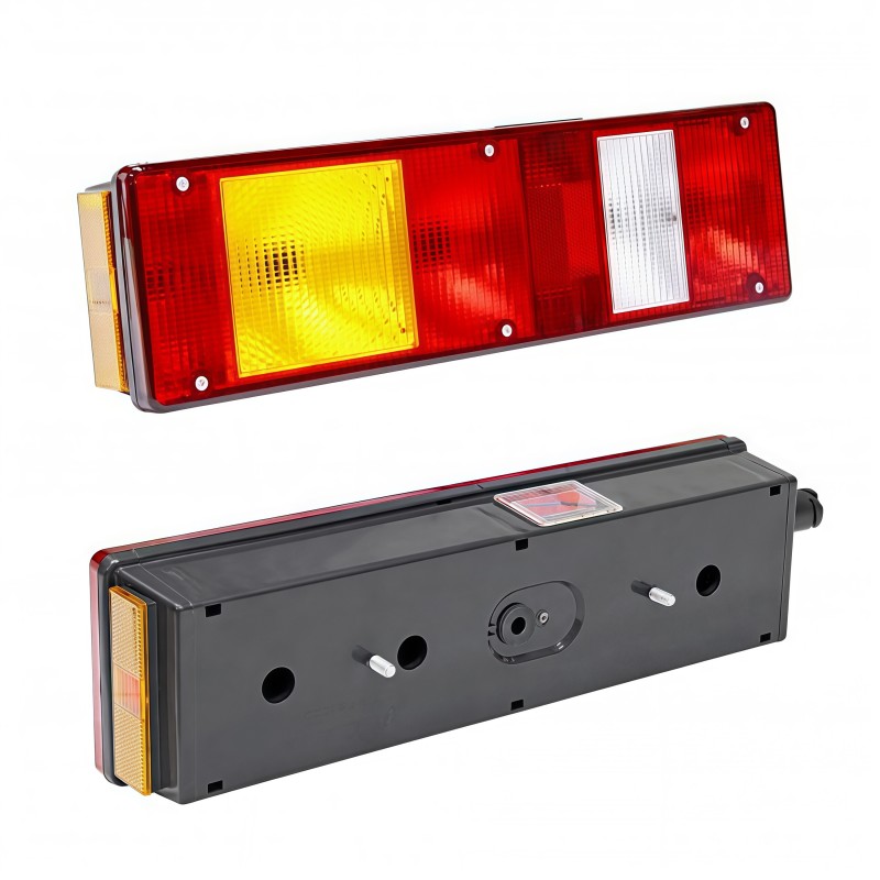 Фонарь задний (6маз) 7452 ЛЕВЫЙ с катафотом байонетный разъем сбоку (78.80-08) 8 конт разъем 7472.3716-08 (78.80-08)