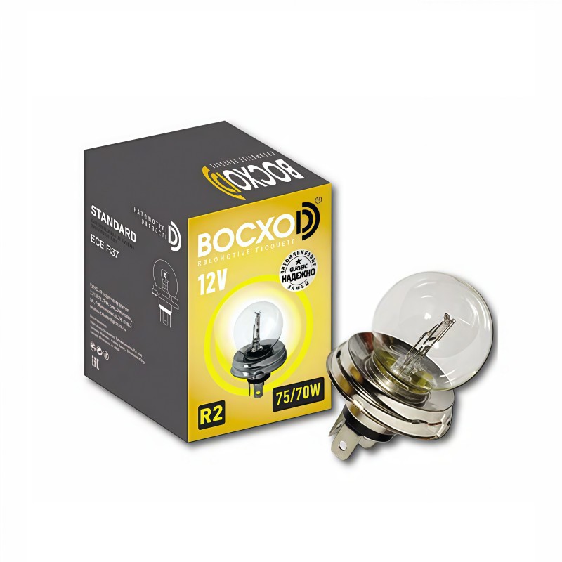 Автолампа R2 А 12-75/70 ВОСХОД # 80712